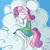 Size: 1200x1200 | Tagged: safe, artist:neko-me, derpibooru import, sweetie belle, anthro, apple bloomers, breasts, busty sweetie belle, clothes, cloud, dress, eyes closed, female, image, lying on a cloud, older, on a cloud, png, sleeping