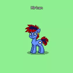 Size: 387x387 | Tagged: safe, derpibooru import, oc, oc:mirkan, unofficial characters only, pony, pony town, ear piercing, earring, jewelry, piercing, redesign