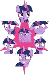 Size: 3522x5349 | Tagged: safe, artist:phucknuckl, derpibooru import, twilight sparkle, twilight sparkle (alicorn), alicorn, pony, starlight the hypnotist, spoiler:interseason shorts, crazy face, cutie mark background, faic, floppy ears, hug, scared, self-hugging, simple background, solo, transparent background, twilight hates ladybugs, twilight snapple, vector, winghug