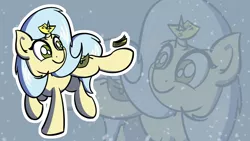 Size: 1920x1080 | Tagged: safe, artist:ashtoneer, derpibooru import, oc, oc:posty, unofficial characters only, pony, unicorn, female, mare, post-it, solo, zoom layer
