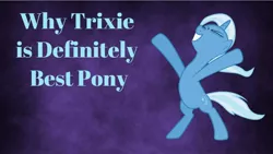 Size: 1280x720 | Tagged: safe, derpibooru import, trixie, pony, best pony, youtube link, youtube thumbnail