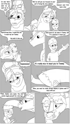 Size: 6163x10938 | Tagged: safe, artist:cactuscowboydan, author:bigonionbean, derpibooru import, oc, oc:heartstrong flare, oc:king calm merriment, oc:king speedy hooves, oc:tommy the human, alicorn, clydesdale, human, comic:fusing the fusions, comic:the bastion of canterlot, alicorn oc, argument, butt, canterlot, canterlot castle, cape, clothes, comic, commissioner:bigonionbean, conductor hat, confusion, cutie mark, dawwww, dialogue, fat ass, father and child, father and son, flank, fusion, fusion:heartstrong flare, fusion:king calm merriment, fusion:king speedy hooves, glasses, goggles, gymnasium, handshake, hat, horn, hug, human oc, magic, male, nuzzling, plot, potion, pushing, ruffled hair, shocked expression, sketch, spread wings, stallion, thicc ass, uncle and nephew, uniform, wings, wonderbolts, wonderbolts uniform