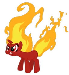 Size: 644x704 | Tagged: safe, artist:hinamorimiku, artist:kawaiinikki, derpibooru import, ponified, pony, angry, angry kitty, base used, lego, mane of fire, simple background, solo, the lego movie, transparent background, unikitty