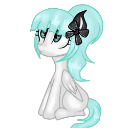 Size: 4000x4000 | Tagged: safe, artist:applerougi, derpibooru import, oc, oc:minty bow, pegasus, pony, absurd resolution, female, mare, simple background, solo, transparent background