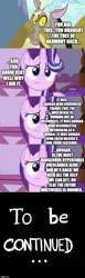 Size: 500x1620 | Tagged: safe, derpibooru import, edit, edited screencap, screencap, discord, grogar, starlight glimmer, tree of harmony, pony, unicorn, comic:the epilogue, the beginning of the end, uprooted, atop the fourth wall, avengers: endgame, comic, ducktales, fanfic art, magica de spell, mechakara, screencap comic, thanos, to be continued
