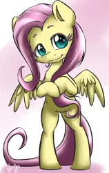 Size: 819x1299 | Tagged: safe, artist:athyess, derpibooru import, fluttershy, pegasus, pony, bipedal, cheek fluff, chest fluff, colored eyelashes, cute, shyabetes, solo, spread wings, wings