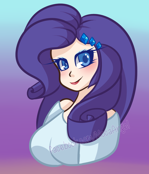 Size: 1040x1215 | Tagged: artist:mocaangel, derpibooru import, female, human, humanized, looking at you, rarity, safe, solo