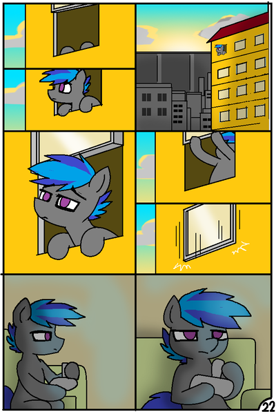 Size: 744x1116 | Tagged: safe, artist:pencil bolt, derpibooru import, oc, oc:billy blue, earth pony, original species, pony, comic:do not fear, comic, female, male, morning, night, room, sun