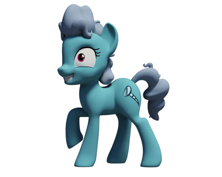 Size: 1000x800 | Tagged: safe, artist:clawed-nyasu, derpibooru import, screw loose, pony, 3d, 3d model, commission, simple background, solo, transparent background