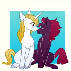 Size: 540x540 | Tagged: safe, derpibooru import, fizzlepop berrytwist, prince blueblood, tempest shadow, pony, berryblood, crack shipping, female, male, shipping, straight