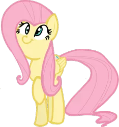 Size: 569x608 | Tagged: safe, artist:nintendoes, derpibooru import, fluttershy, pegasus, pony, cute, shyabetes, simple background, solo, transparent background