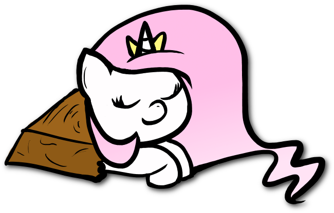 Size: 650x416 | Tagged: safe, artist:nintendoes, derpibooru import, princess celestia, pony, cewestia, crown, cute, cutelestia, eyes closed, female, filly, jewelry, paper bag, pink-mane celestia, prone, regalia, sleeping, solo, younger