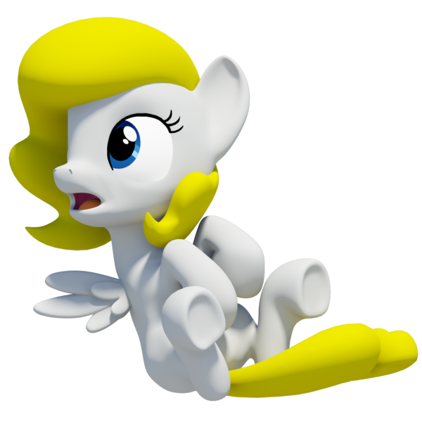 Size: 1280x1280 | Tagged: safe, artist:clawed-nyasu, derpibooru import, oc, oc:quicksilver, unofficial characters only, pony, 3d, 3d model, commission, female, filly, simple background, solo, transparent background