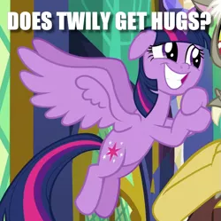 Size: 631x628 | Tagged: alicorn, caption, cropped, cute, derpibooru import, edit, edited screencap, hug request, image macro, pleading, question, safe, screencap, text, the beginning of the end, twiabetes, twilight sparkle, twilight sparkle (alicorn)