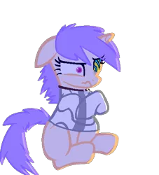 Size: 447x493 | Tagged: safe, artist:renfred456, derpibooru import, oc, pony, bondage, insanity, solo, straitjacket