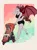 Size: 2247x3015 | Tagged: safe, artist:blackblood-queen, derpibooru import, oc, oc:pepper zest, oc:scarlet quill, unofficial characters only, anthro, bat pony, unguligrade anthro, anthro oc, baby, baby bottle, bat pony oc, bat wings, clothes, drool, eyes closed, fangs, female, image, jogging, milf, mother and child, mother and daughter, offspring, one eye closed, parent:oc:savory zest, parent:oc:scarlet quill, parents:oc x oc, parents:scarlory, png, shorts, sleeping, slit eyes, sports bra, sports shorts, stroller, sweat, toddler, wings