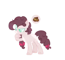 Size: 1280x1183 | Tagged: safe, artist:galaxyfoxy96, derpibooru import, oc, oc:candy cheese, earth pony, pony, colored pupils, female, mare, offspring, parent:cheese sandwich, parent:pinkie pie, parents:cheesepie, simple background, solo, transparent background