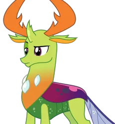Size: 3119x3375 | Tagged: alternate version, artist:sketchmcreations, changedling, changeling, cute, derpibooru import, doubt, edit, king thorax, pony eyes, pony eyes edit, raised eyebrow, safe, simple background, solo, thorabetes, thorax, thorax is not amused, transparent background, uprooted, vector