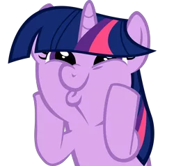 Size: 7082x6742 | Tagged: safe, artist:rainbowplasma, derpibooru import, part of a set, twilight sparkle, pony, unicorn, bust, cute, dashface, female, funny face, hooves on cheeks, mare, silly, silly pony, simple background, so awesome, solo, squishy cheeks, transparent background, twiabetes, unicorn twilight
