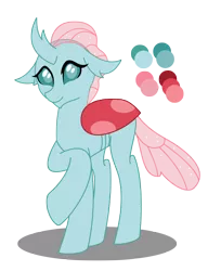 Size: 2300x3000 | Tagged: artist:chaosetmundi, changedling, changeling, color palette, cute, derpibooru import, diaocelles, female, ocellus, safe, simple background, solo, transparent background