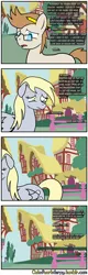 Size: 1280x4000 | Tagged: safe, artist:outofworkderpy, derpibooru import, derpy hooves, ditzy doo, oc, oc:jayson thiessen, pegasus, pony, unicorn, comic:out of work derpy, comic, crying, duo, female, implied lyra, male, mare, outofworkderpy, ponyville, sad, stallion, tumblr, tumblr comic