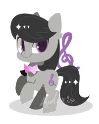 Size: 780x975 | Tagged: safe, artist:snow angel, derpibooru import, octavia melody, earth pony, pony, cute, ear fluff, female, mare, rearing, simple background, solo, tavibetes, transparent background