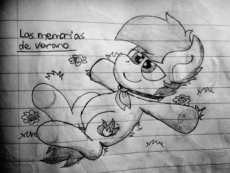 Size: 2560x1920 | Tagged: safe, artist:thebadbadger, derpibooru import, oc, oc:phire demon, earth pony, pony, lineart, lined paper, lying down, traditional art