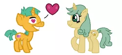 Size: 471x214 | Tagged: safe, artist:drypony198, derpibooru import, snails, oc, oc:daylight savings, pony, cowboys and equestrians, female, floating heart, heart, heart eyes, mad (tv series), mad magazine, male, straight, wingding eyes