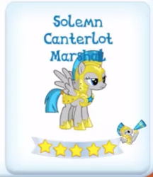 Size: 335x388 | Tagged: safe, derpibooru import, windstorm, pegasus, pony, armor, female, gameloft, guardsmare, mare, royal guard, solemn canterlot marshal, solo