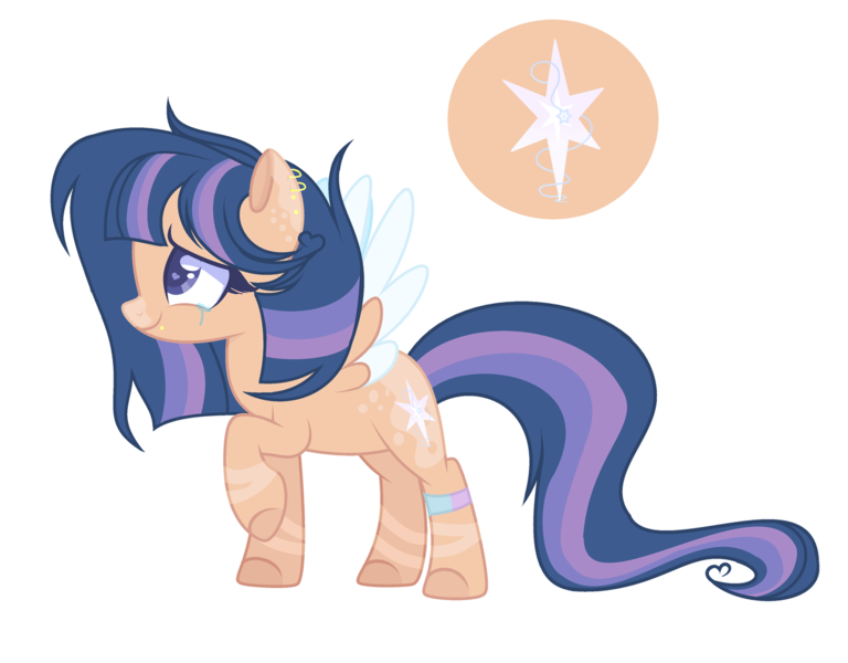 Size: 1280x1000 | Tagged: safe, artist:galaxyfoxy96, derpibooru import, oc, oc:magic sparkler, pegasus, pony, female, mare, offspring, parent:flash sentry, parent:twilight sparkle, parents:flashlight, simple background, solo, transparent background, two toned wings, wings