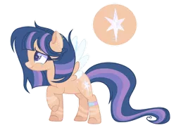 Size: 1280x1000 | Tagged: safe, artist:galaxyfoxy96, derpibooru import, oc, oc:magic sparkler, pegasus, pony, female, mare, offspring, parent:flash sentry, parent:twilight sparkle, parents:flashlight, simple background, solo, transparent background, two toned wings, wings