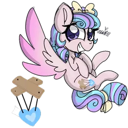 Size: 768x768 | Tagged: safe, artist:awoomarblesoda, derpibooru import, oc, oc:snug swirl, pegasus, pony, female, magical lesbian spawn, mare, offspring, parent:cozy glow, parent:princess flurry heart, parents:cozyheart, simple background, solo, transparent background