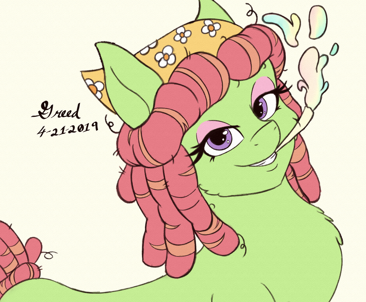 Size: 1864x1536 | Tagged: safe, artist:greed, derpibooru import, tree hugger, pony, 420, 420 blaze it, colored, digital art, drugs, smoking, solo