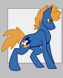 Size: 780x960 | Tagged: safe, derpibooru import, oc, oc:hoofstorm, pony, blue, football, gold, sports, twitterponies