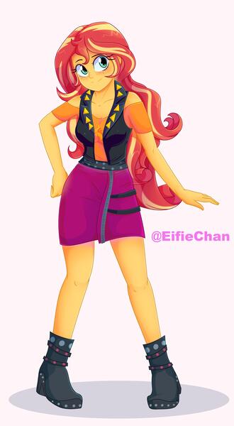 Size: 2200x4000 | Tagged: safe, artist:katakiuchi4u, derpibooru import, sunset shimmer, equestria girls, clothes, cute, female, smiling, solo