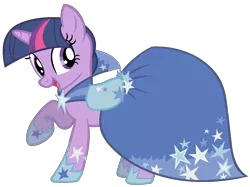 Size: 1261x945 | Tagged: safe, artist:j-pinkie, derpibooru import, twilight sparkle, pony, unicorn, suited for success, clothes, dress, female, gala dress, grand galloping gala, hoof shoes, mare, open mouth, raised hoof, simple background, smiling, solo, transparent background, unicorn twilight, vector
