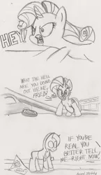 Size: 941x1627 | Tagged: safe, artist:sketchy, derpibooru import, rarity, ponified, pony, /mlp/, drawthread, fred, i am legend, solo