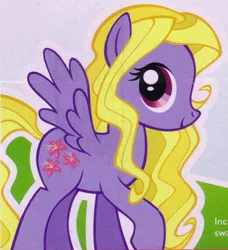 Size: 376x412 | Tagged: safe, derpibooru import, official, lily blossom, pegasus, pony, box art, female