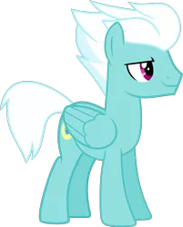 Size: 1604x2000 | Tagged: safe, artist:whalepornoz, derpibooru import, fleetfoot, pegasus, pony, lightheel, male, rule 63, simple background, smiling, solo, stallion, transparent background, vector