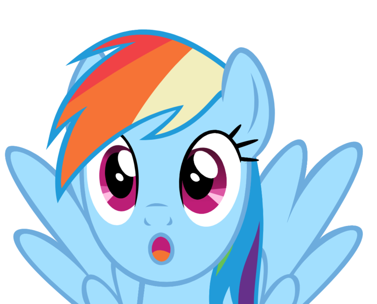 rainbow dash surprised