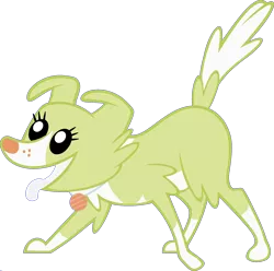 Size: 1920x1905 | Tagged: collie, derpibooru import, dog, edit, female, fusion, granny smith, open mouth, palette swap, ponyar fusion, recolor, safe, simple background, solo, transparent background, vector, vector edit, winona