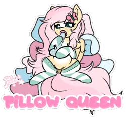 Size: 2168x2052 | Tagged: safe, artist:pastel-pony-princess, derpibooru import, fluttershy, pegasus, pony, alternate design, bong, clothes, dock, drug use, flutterhigh, heart eyes, high, pillow, simple background, socks, solo, striped socks, text, transparent background, wingding eyes