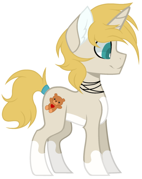 Size: 1483x1863 | Tagged: safe, artist:otakuchicky1, derpibooru import, oc, oc:tedd e. bear, pony, unicorn, male, simple background, solo, stallion, transparent background