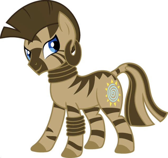 Size: 1920x1810 | Tagged: derpibooru import, doctor whooves, ear piercing, earring, edit, female, fusion, jewelry, leg rings, mare, neck rings, palette swap, piercing, ponyar fusion, recolor, safe, simple background, solo, time turner, transparent background, vector, vector edit, zebra, zecora