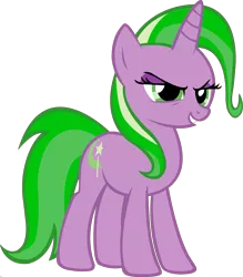 Size: 1920x2187 | Tagged: safe, derpibooru import, edit, vector edit, spike, trixie, pony, unicorn, ponyar fusion, female, fusion, mare, narrowed eyes, palette swap, recolor, simple background, solo, transparent background, vector