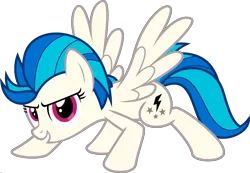 Size: 1920x1328 | Tagged: safe, derpibooru import, edit, vector edit, lightning dust, vinyl scratch, pegasus, pony, ponyar fusion, crouching, female, fusion, mare, palette swap, recolor, simple background, solo, spread wings, transparent background, vector, wings