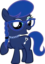 Size: 1920x2691 | Tagged: safe, derpibooru import, edit, vector edit, princess luna, silver spoon, earth pony, pony, ponyar fusion, female, filly, foal, fusion, jewelry, necklace, open mouth, palette swap, pearl necklace, raised hoof, recolor, simple background, solo, transparent background, vector
