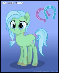 Size: 1011x1250 | Tagged: safe, artist:dolenore, derpibooru import, oc, oc:double time, earth pony, pony, fanfic:crystals & chitin, female, mare, solo