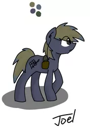 Size: 595x842 | Tagged: safe, artist:joel jacob, derpibooru import, oc, oc:joel jacob, earth pony, pony, green eyes, male, solo