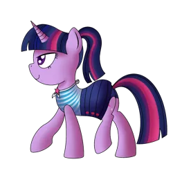 Size: 1000x1000 | Tagged: safe, artist:cappie, derpibooru import, sci-twi, twilight sparkle, ponified, pony, clothes, equestria girls outfit, equestria girls ponified, simple background, solo, swimsuit, transparent background